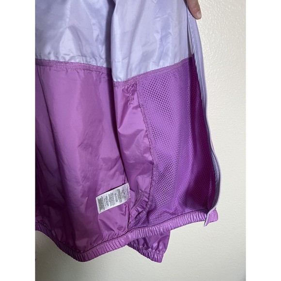 Columbia Womens Morning View Full Zip Windbreaker Jacket Pink Purple NWT Sz Smal - Picture 7 of 9